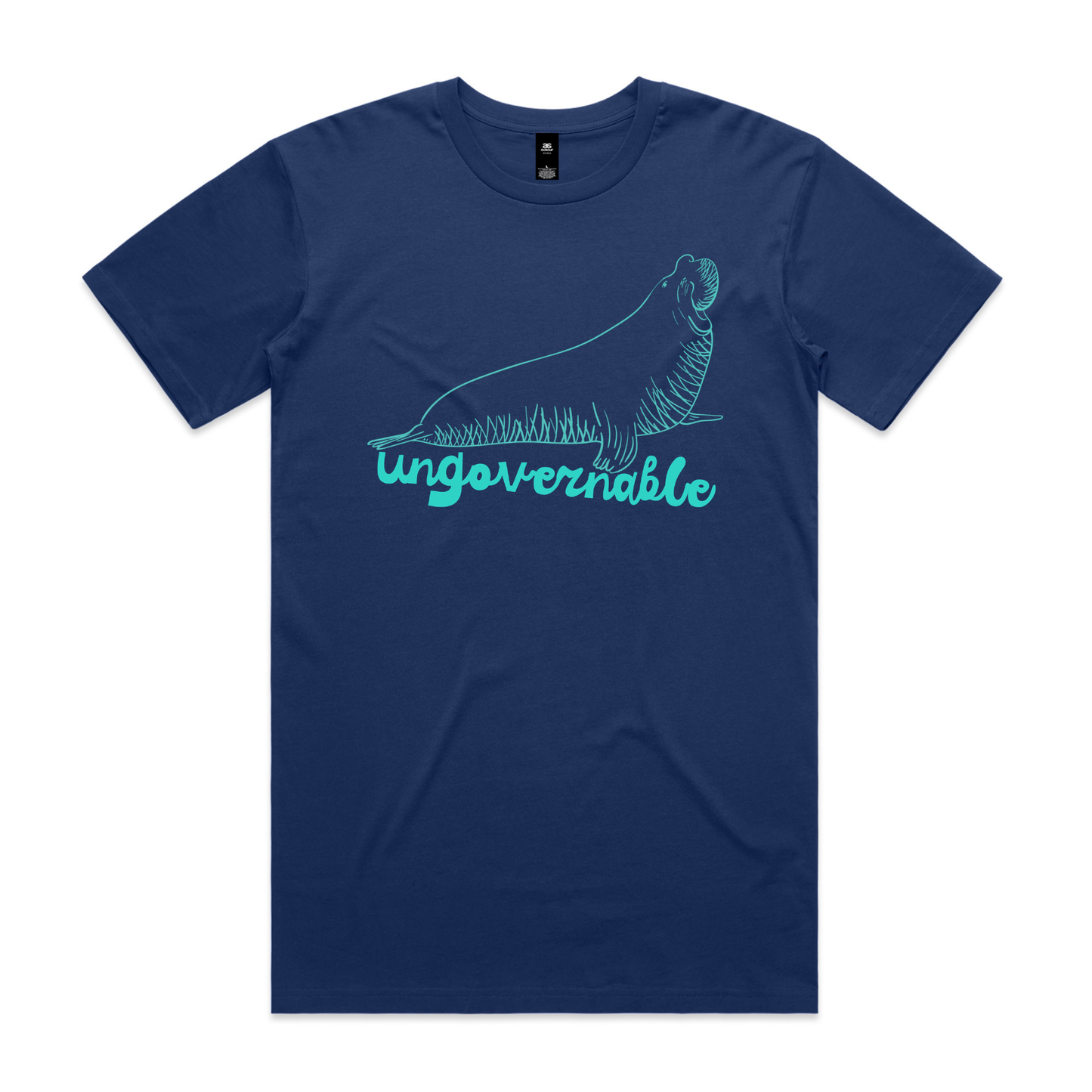 ungovernable - neil the seal graphic t-shirt