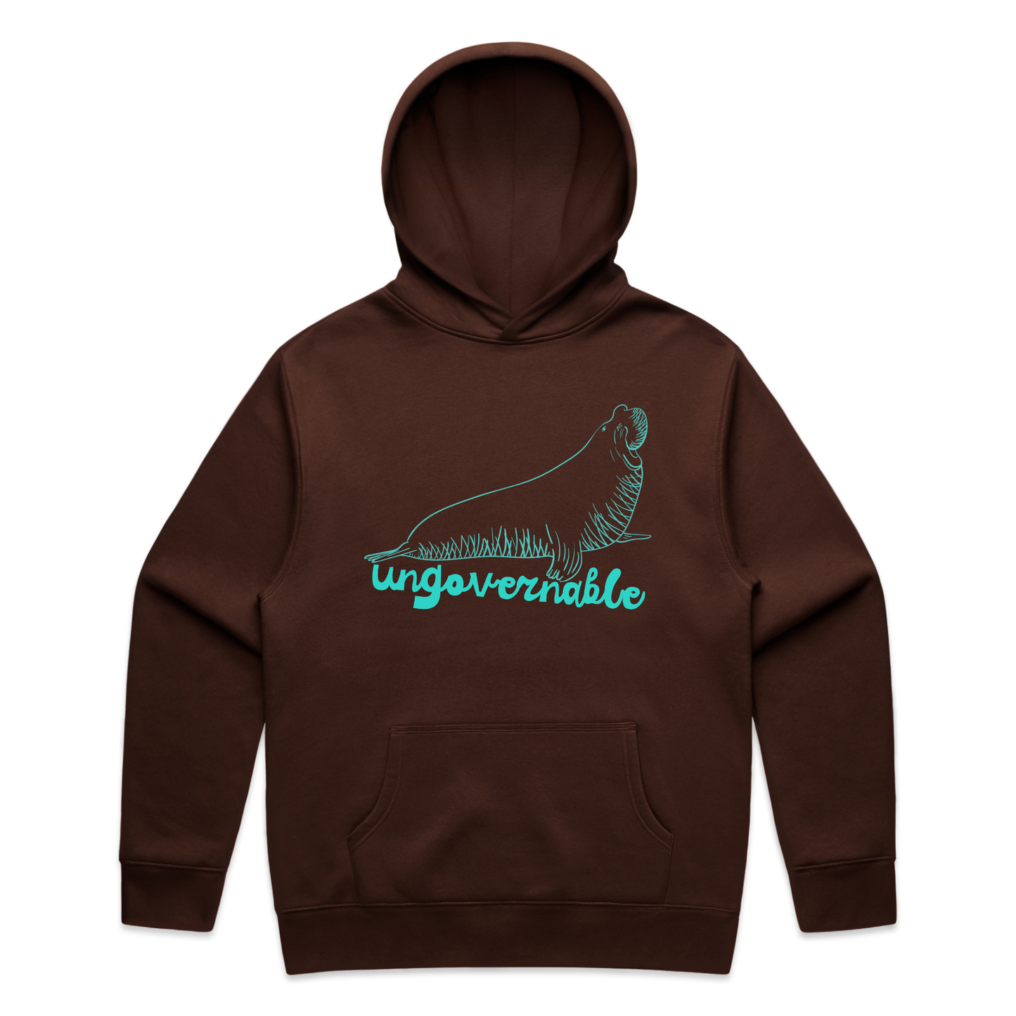 neil the seal - ungovernable - graphic hoodie
