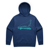 Neil the seal is ungovernable hoodie - unisex - cobalt - fthis
