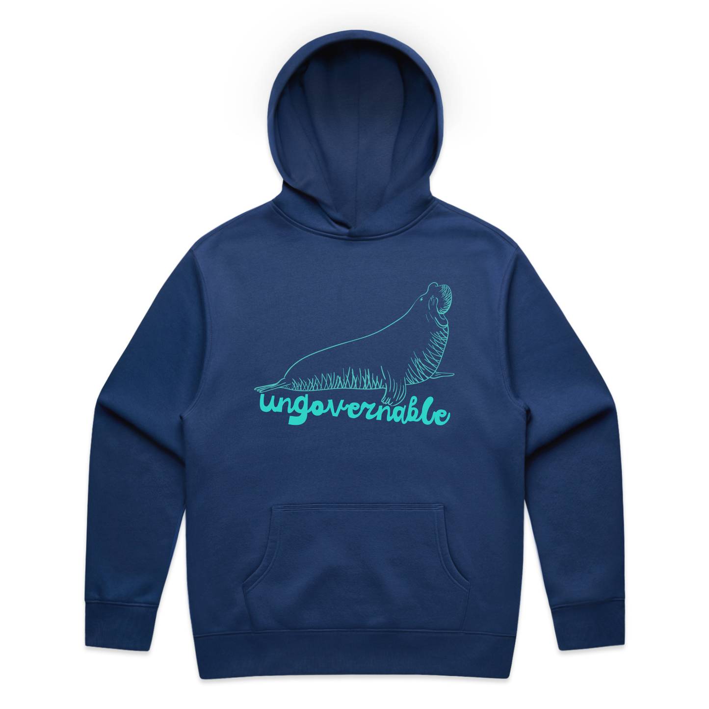neil the seal - ungovernable - graphic hoodie