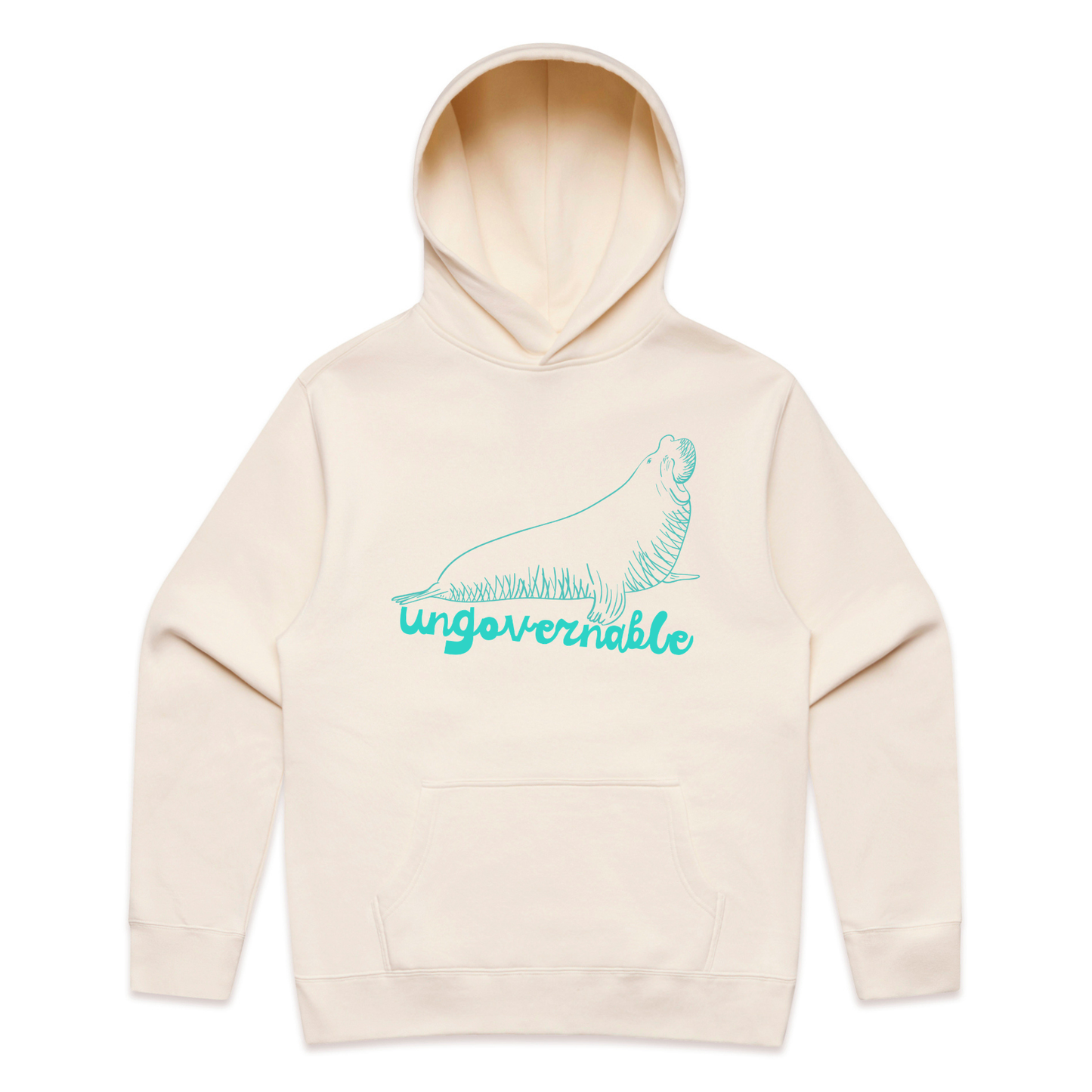 neil the seal - ungovernable - graphic hoodie