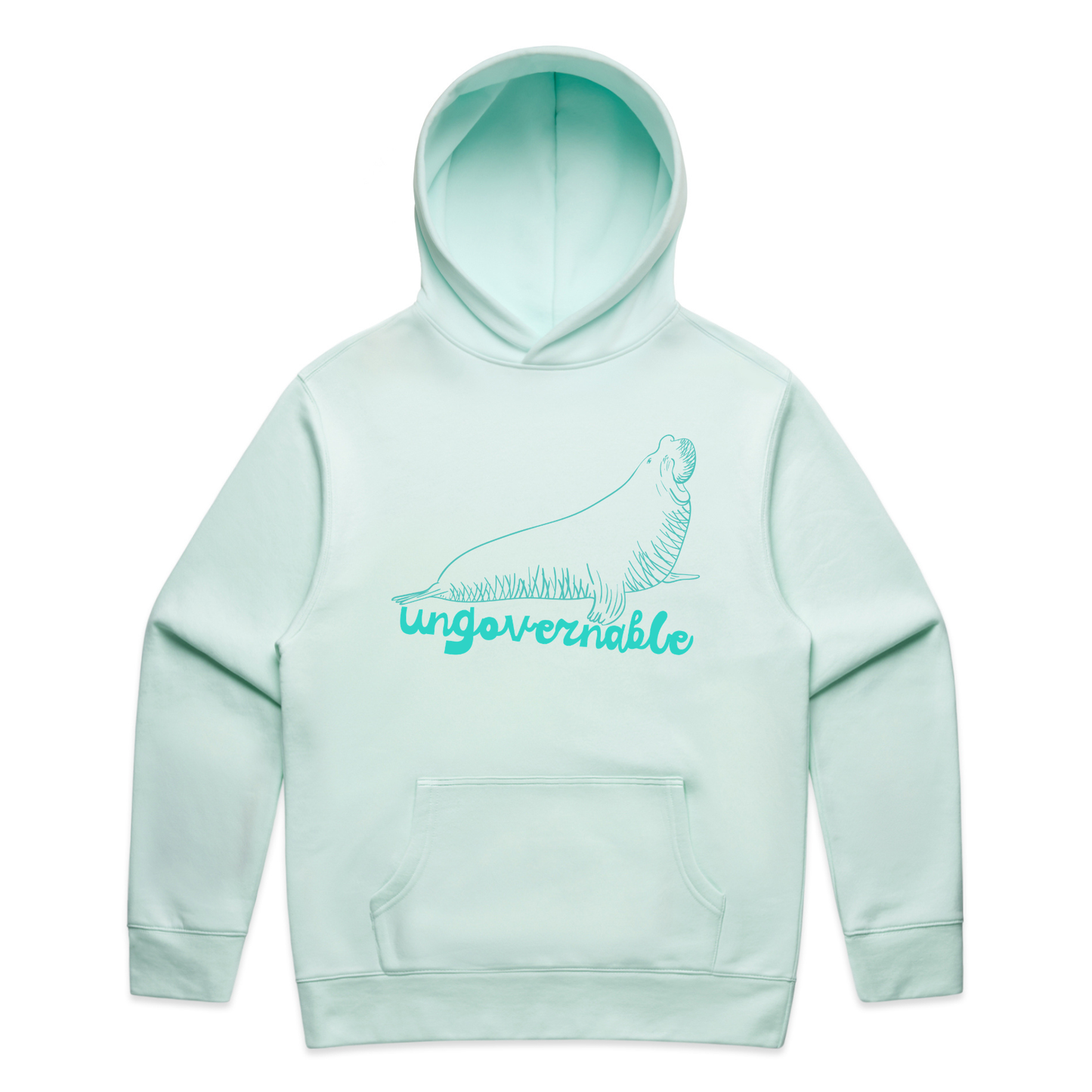 neil the seal - ungovernable - graphic hoodie