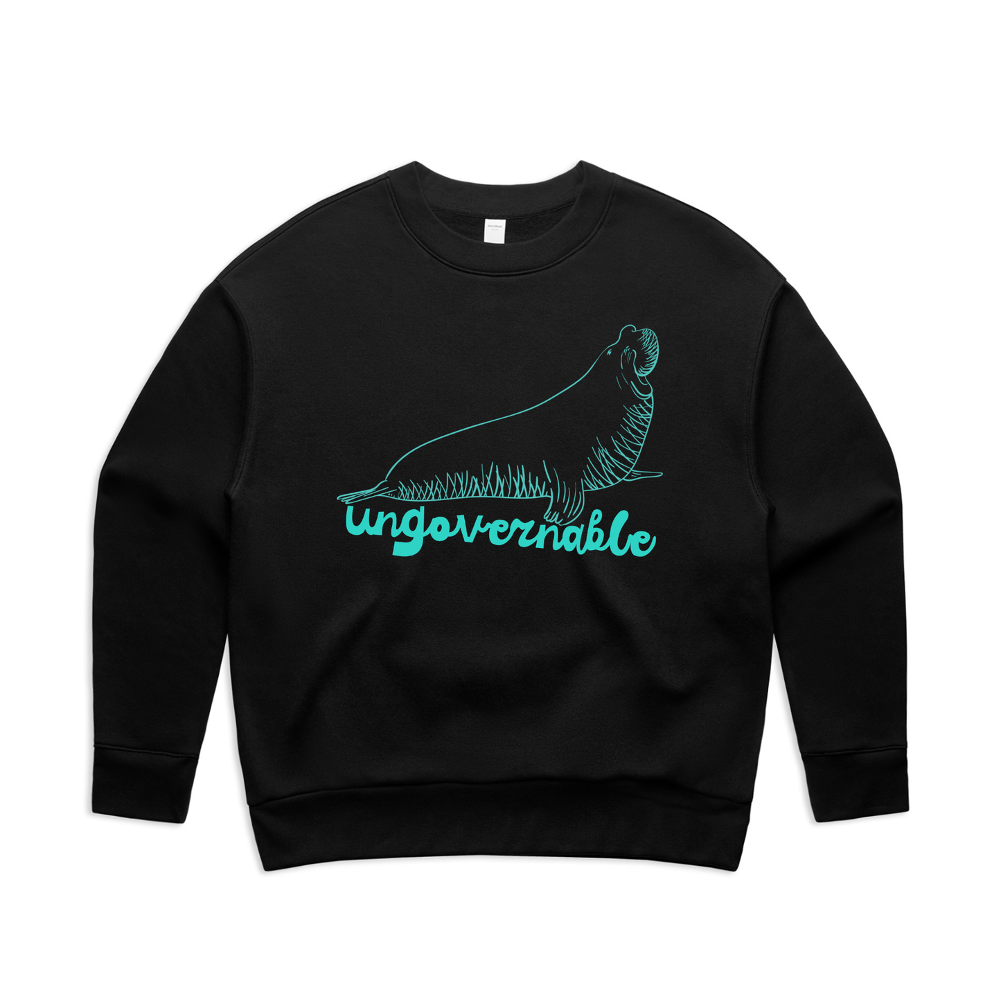 neil the seal - ungovernable - graphic hoodie