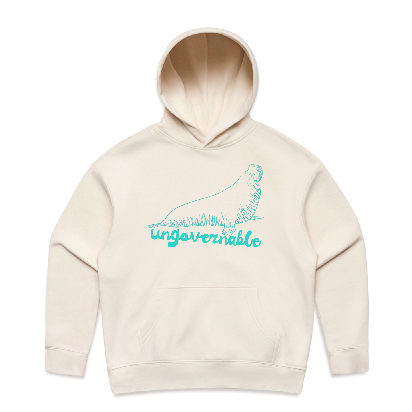 neil the seal - ungovernable - graphic hoodie