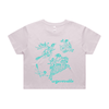 ungovernable | feminist graphic tee - crop