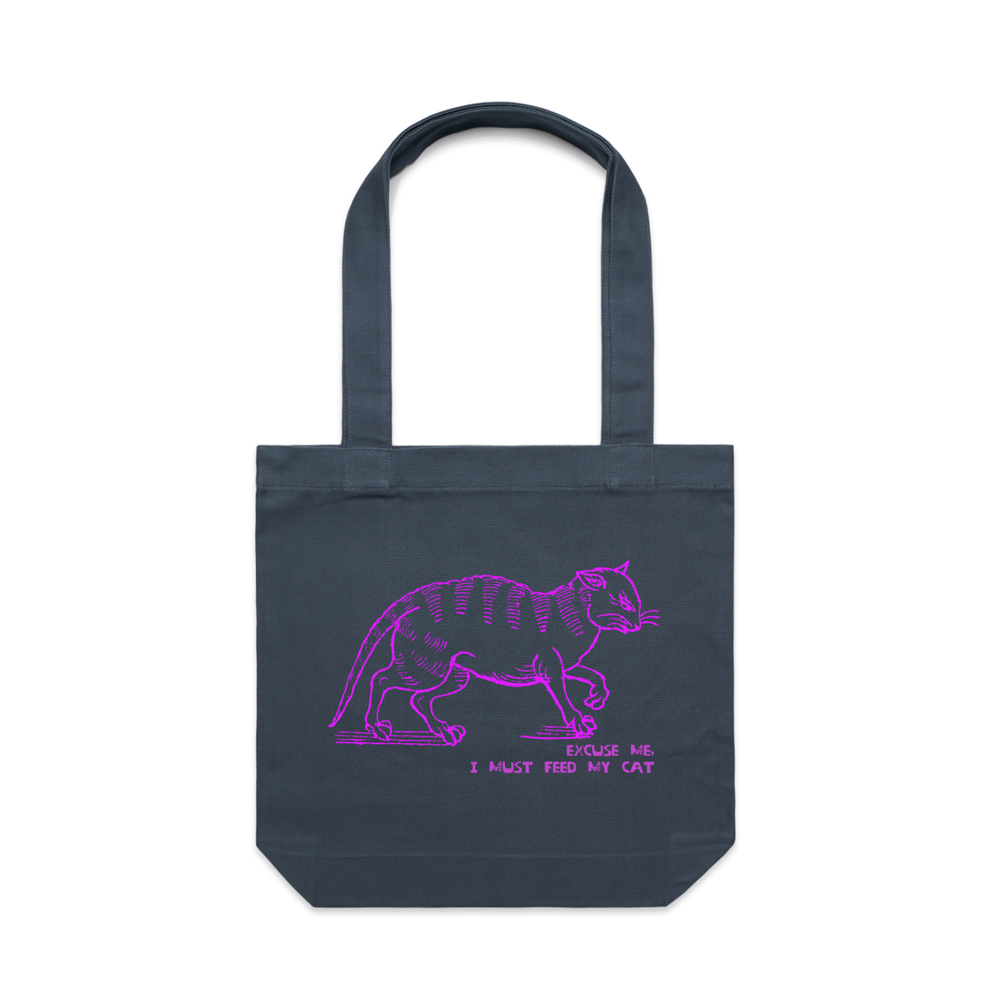 I must feed my cat | vintage design tote