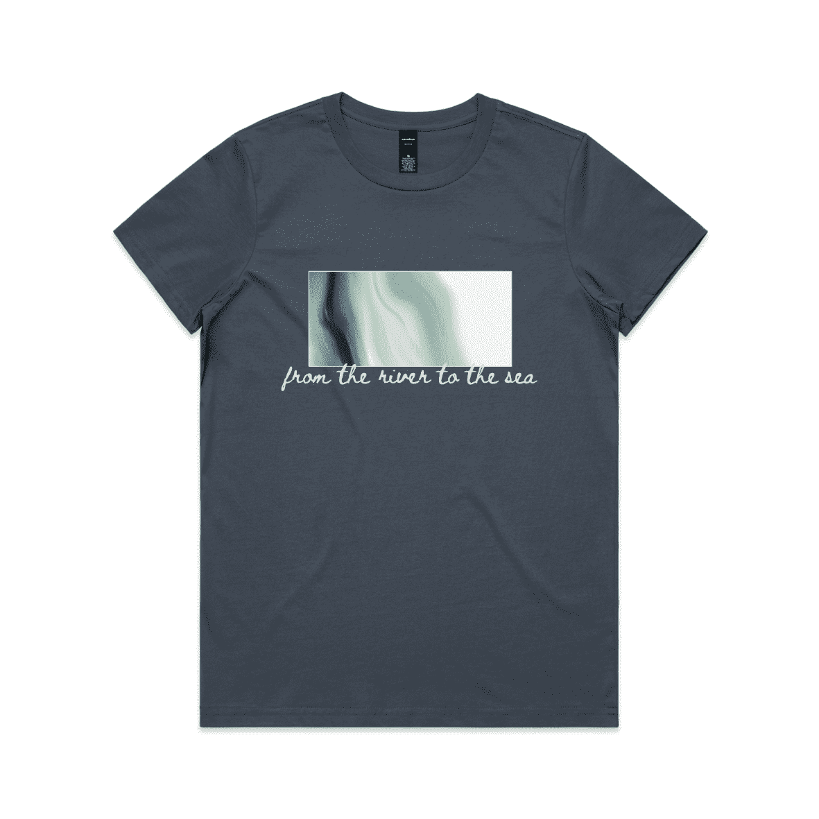 river to sea | protest tee - maple