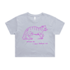 I must feed my cat | vintage design t-shirt - women's crop