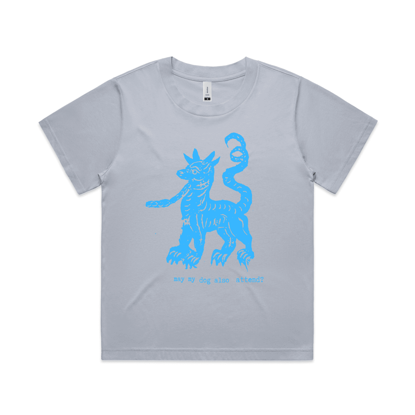 may my dog also attend? | witchy dog lover tee – women's boxy t-shirt