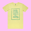 Prickly - lemonade staple t-shirt with vintage woodcut style illustration of a cactus - fthis