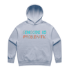 genocide is problematic hoodie - womens - powder - fthis