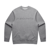 "Problematic" - men's sweater in grey marle - fthis