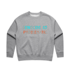 genocide is problematic sweater - womens - grey marle - fthis
