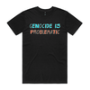 genocide is problematic t-shirt - mens - black - fthis