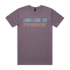 genocide is problematic t-shirt - unisex - mauve - fthis