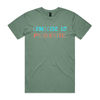 genocide is problematic t-shirt - unisex - sage - fthis