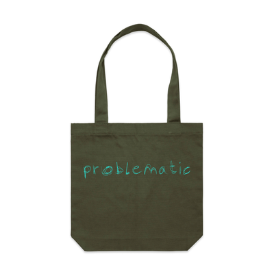 problematic | bold typography - honestly, this is too easy - tote