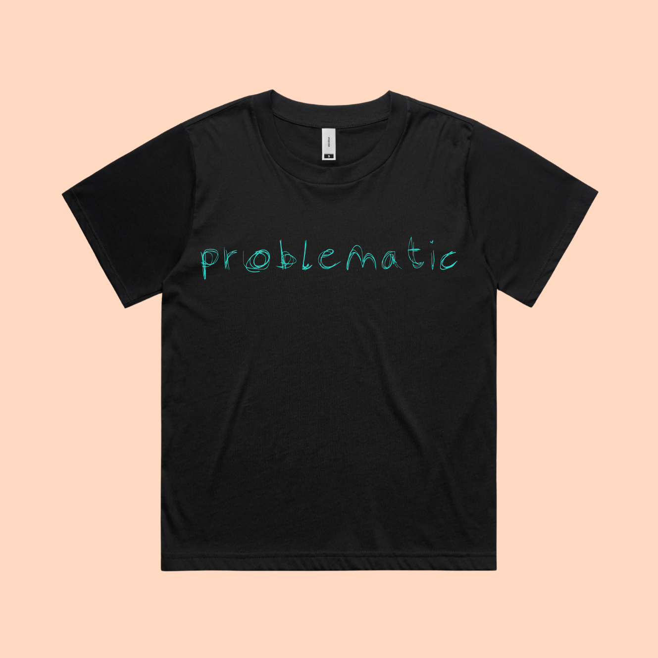 problematic | bold typography tee - honestly, this is too easy - martina