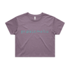 "Problematic" - crop t-shirt in mauve - fthis