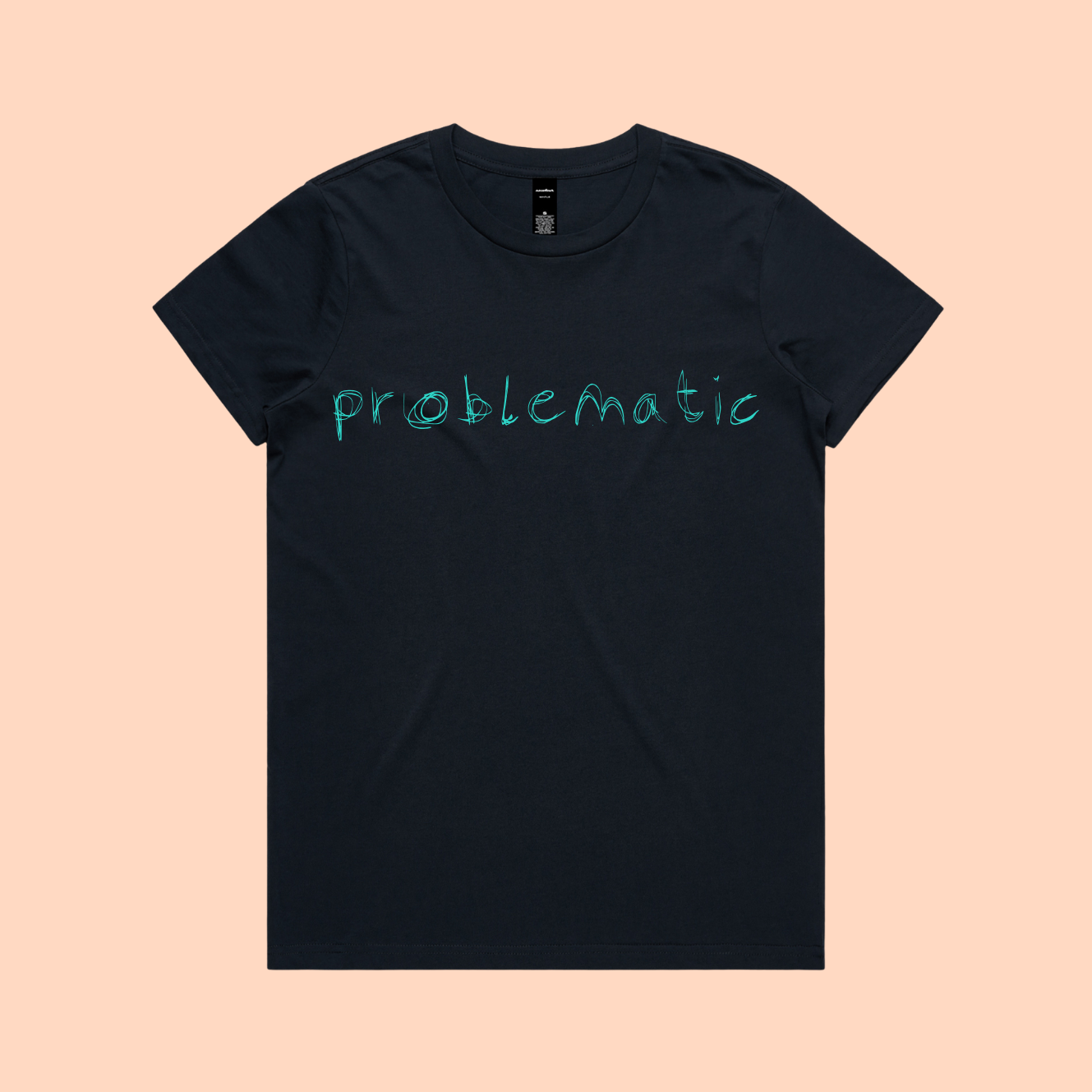 problematic| bold typography tee - honestly, this is too easy - maple