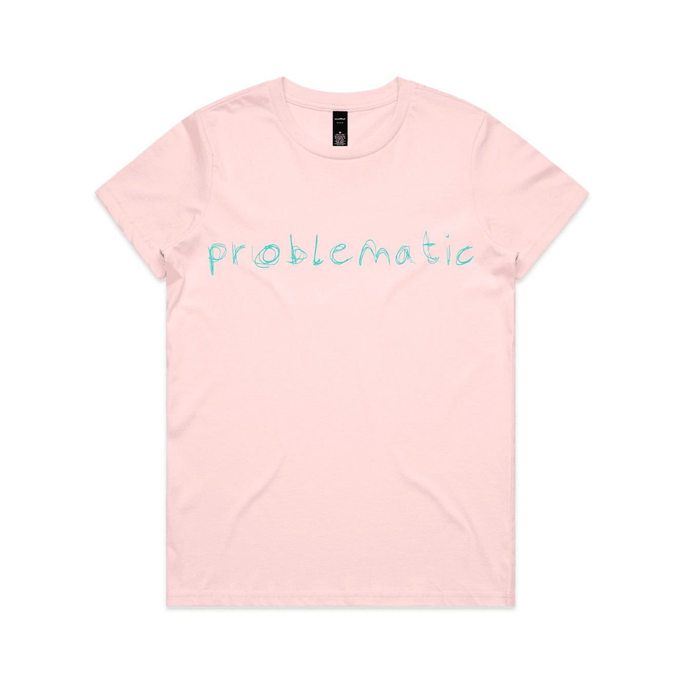 "Problematic" - women's t-shirt in pink - fthis