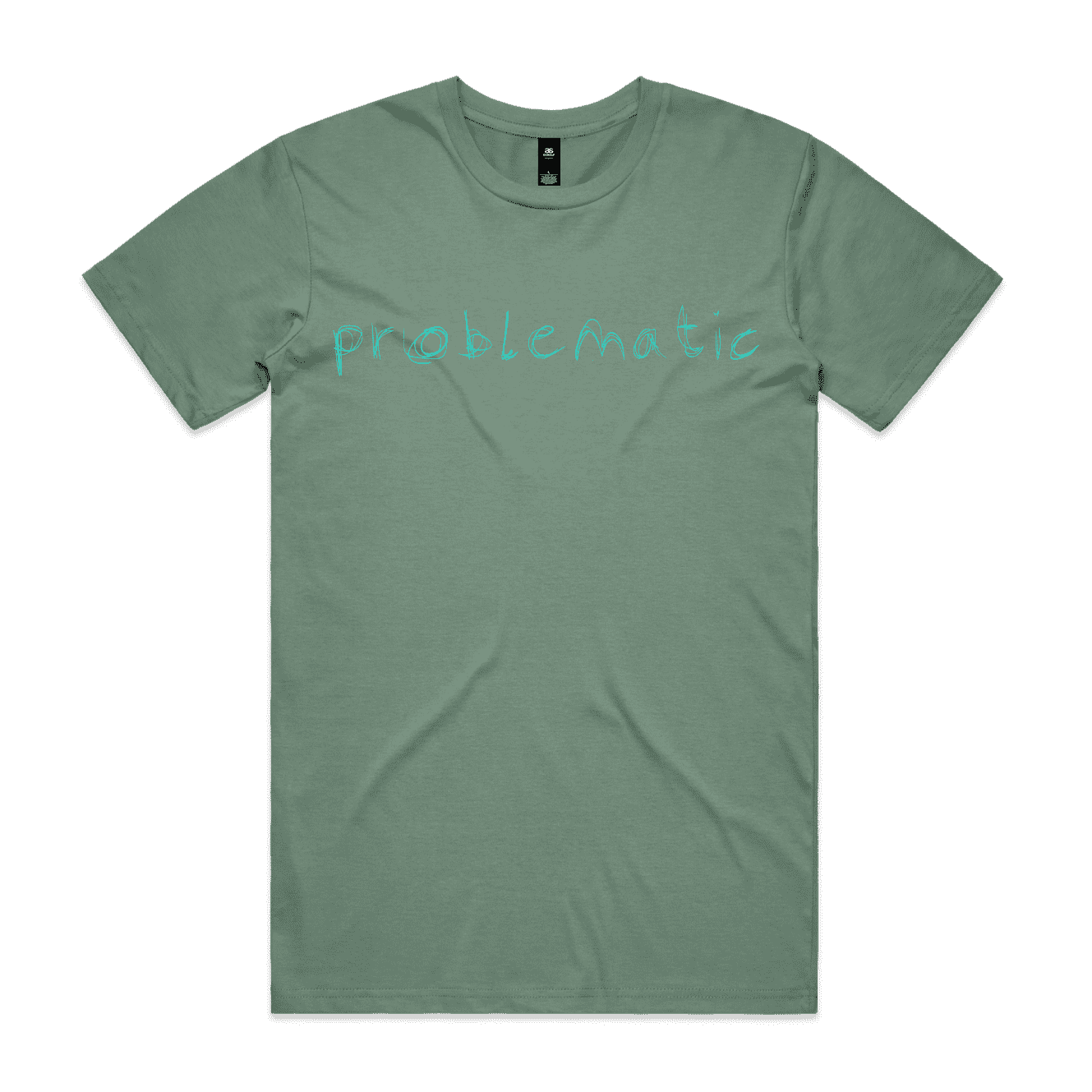 "Problematic" - unisex t-shirt in sage - fthis