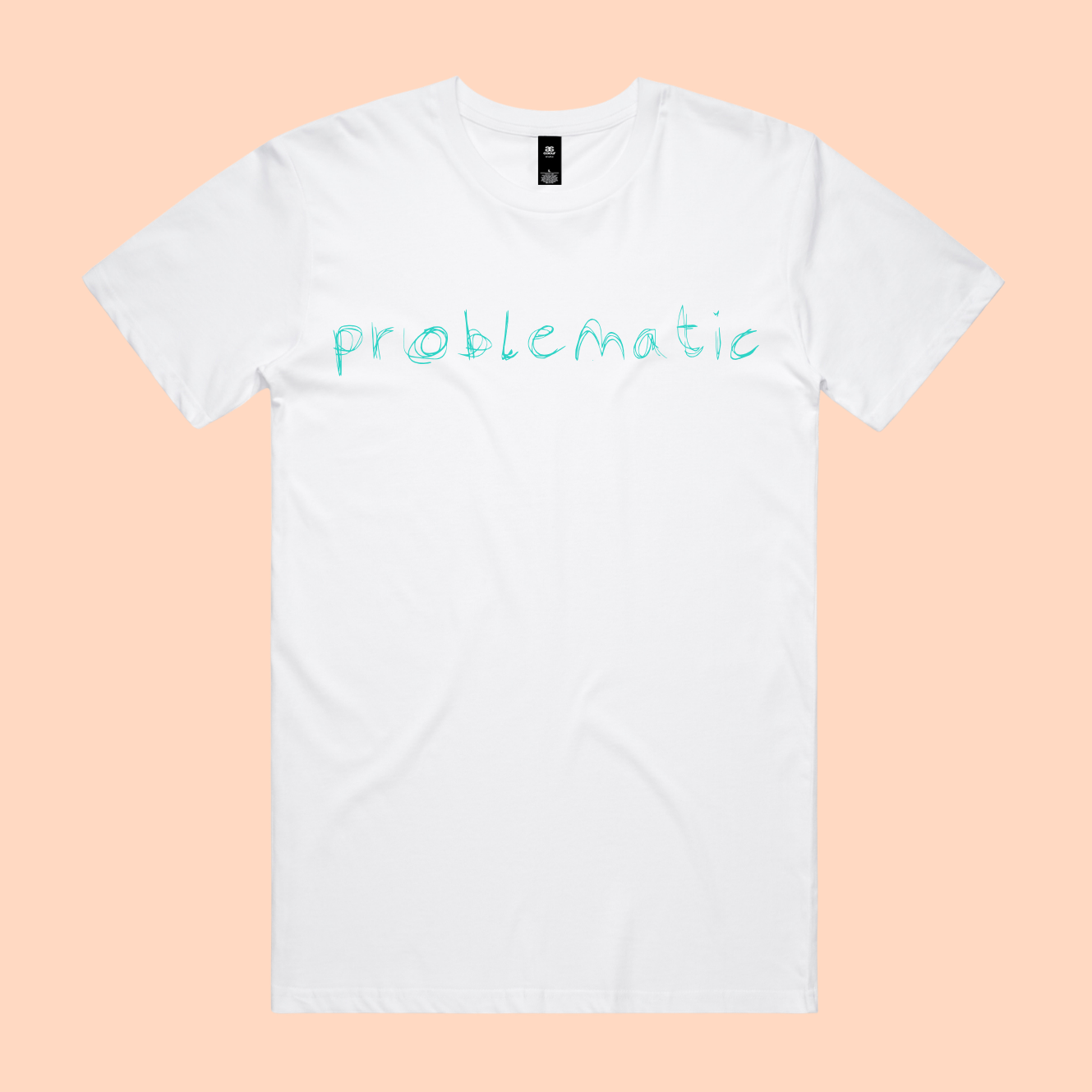 problematic | bold typography tee - honestly, this is too easy - staple