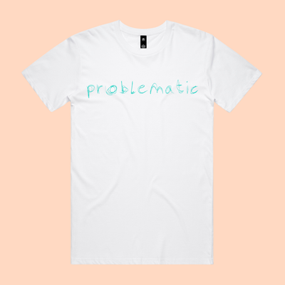 problematic | bold typography tee - honestly, this is too easy - staple