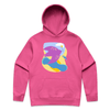 "River to the sea - peace" hoodie - unisex - on AS Colour Relax - charity-pink - fthis