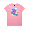 "River to the sea - peace" - woman - AS Colour - bubblegum - fthis