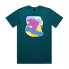 "River to the sea - peace" - men's t-shirt in atlantic - fthis