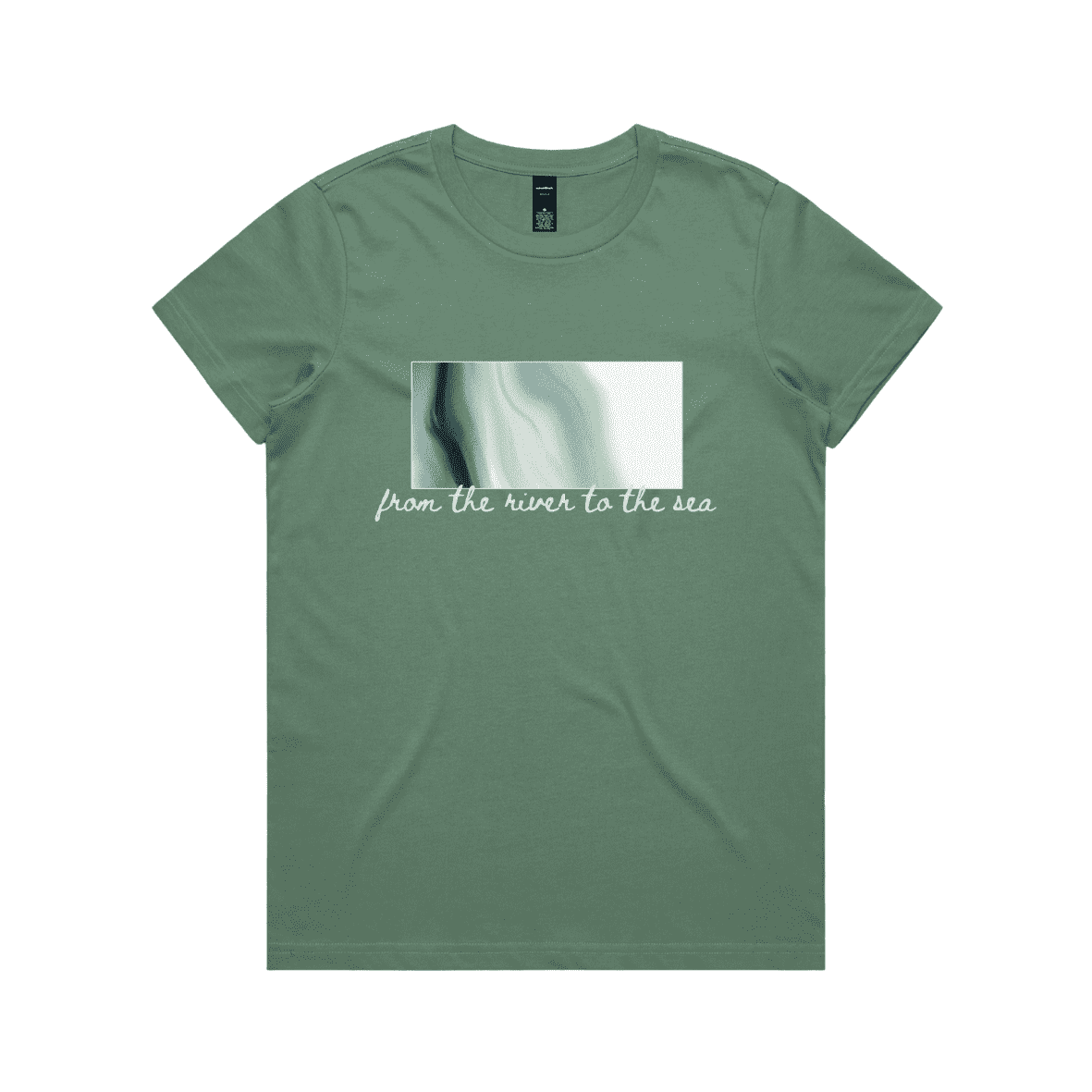 river to sea | protest tee - maple
