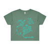 ungovernable | feminist graphic tee - crop
