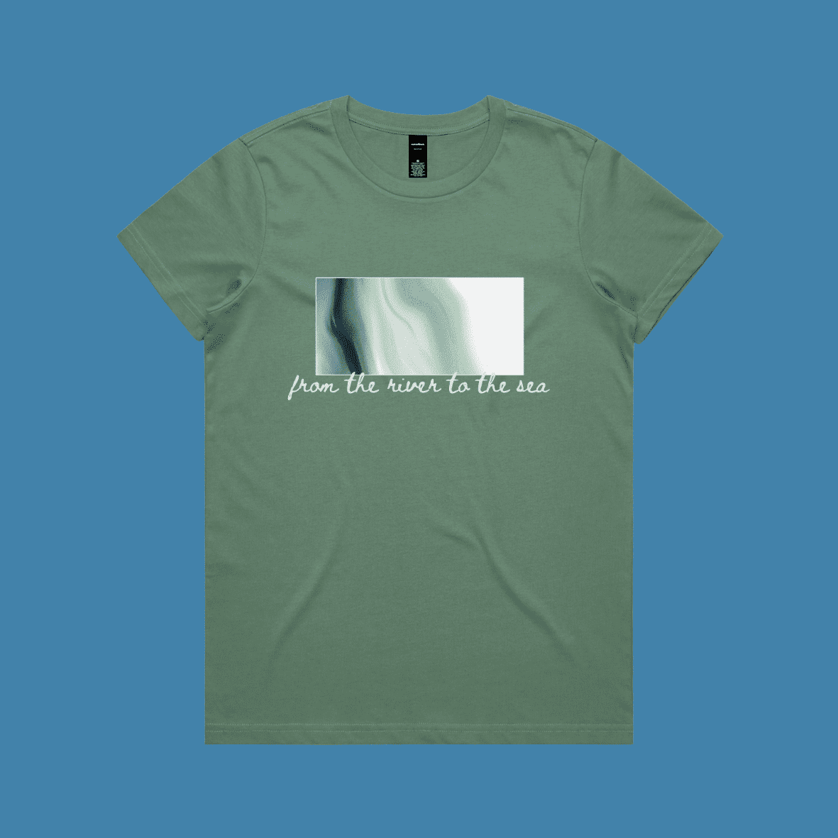 river to sea | protest tee - maple