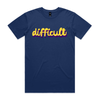 difficult | bold typography tee - feminists speak up - staple