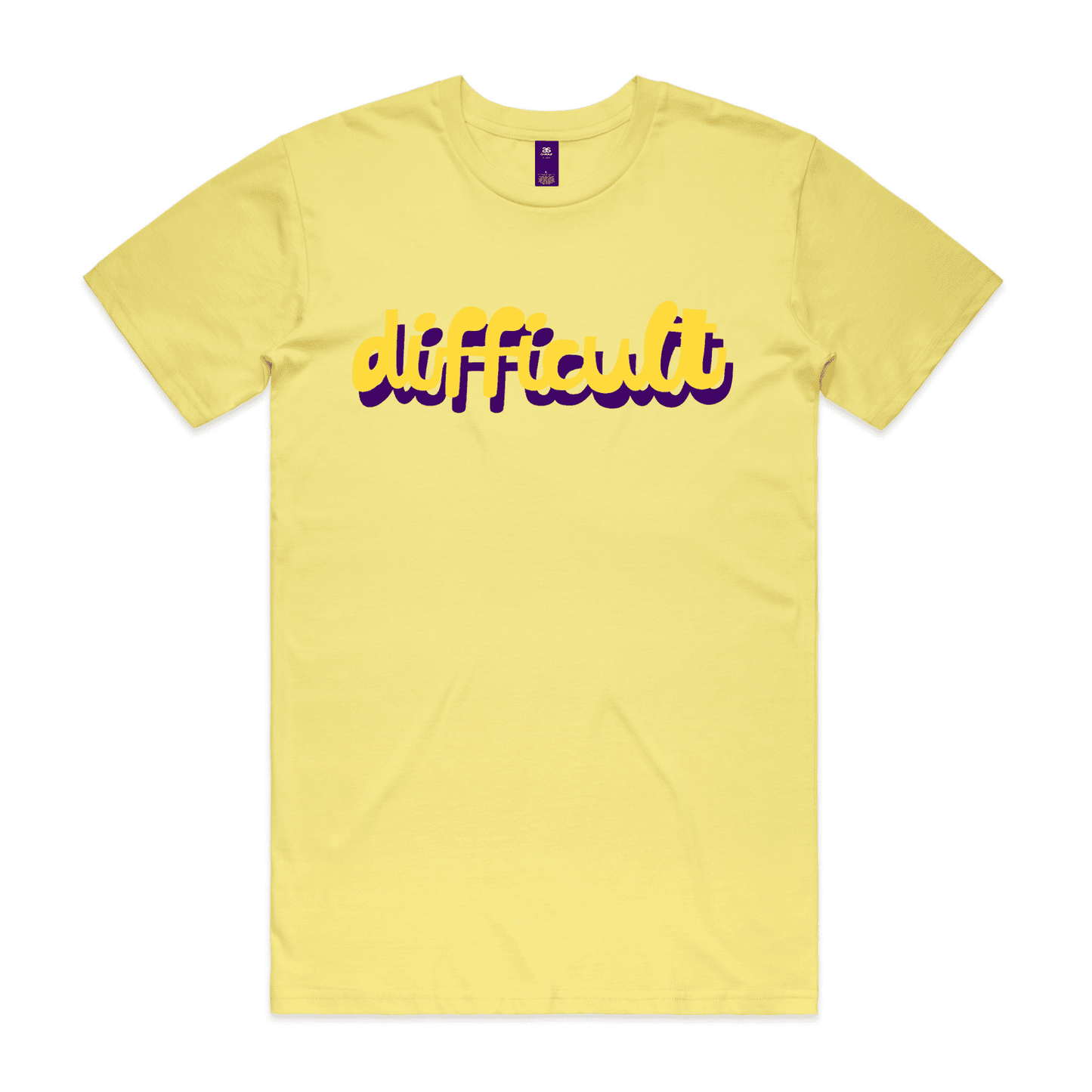 difficult | bold typography tee - feminists speak up - staple