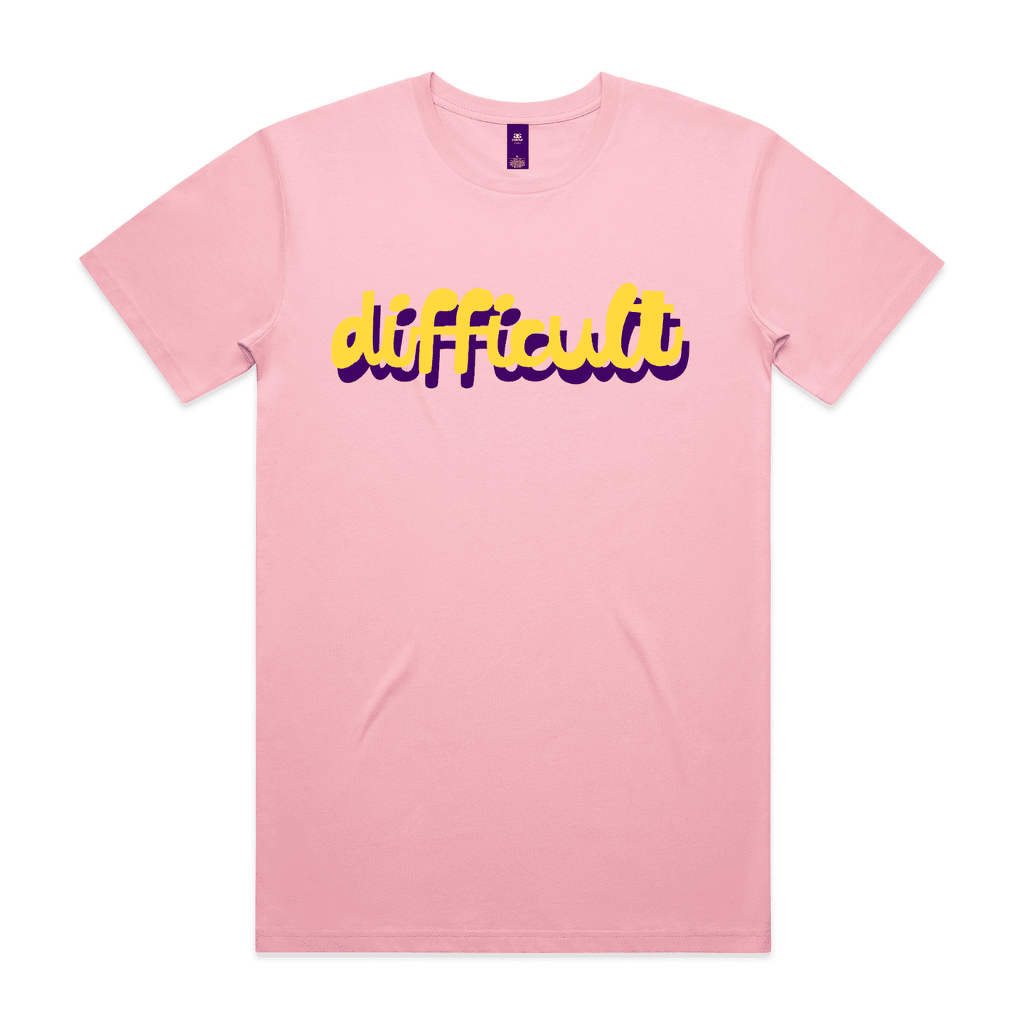 difficult | bold typography tee - feminists speak up - staple