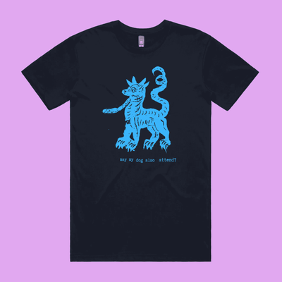 may my dog also attend? | witchy dog lover tee – staple