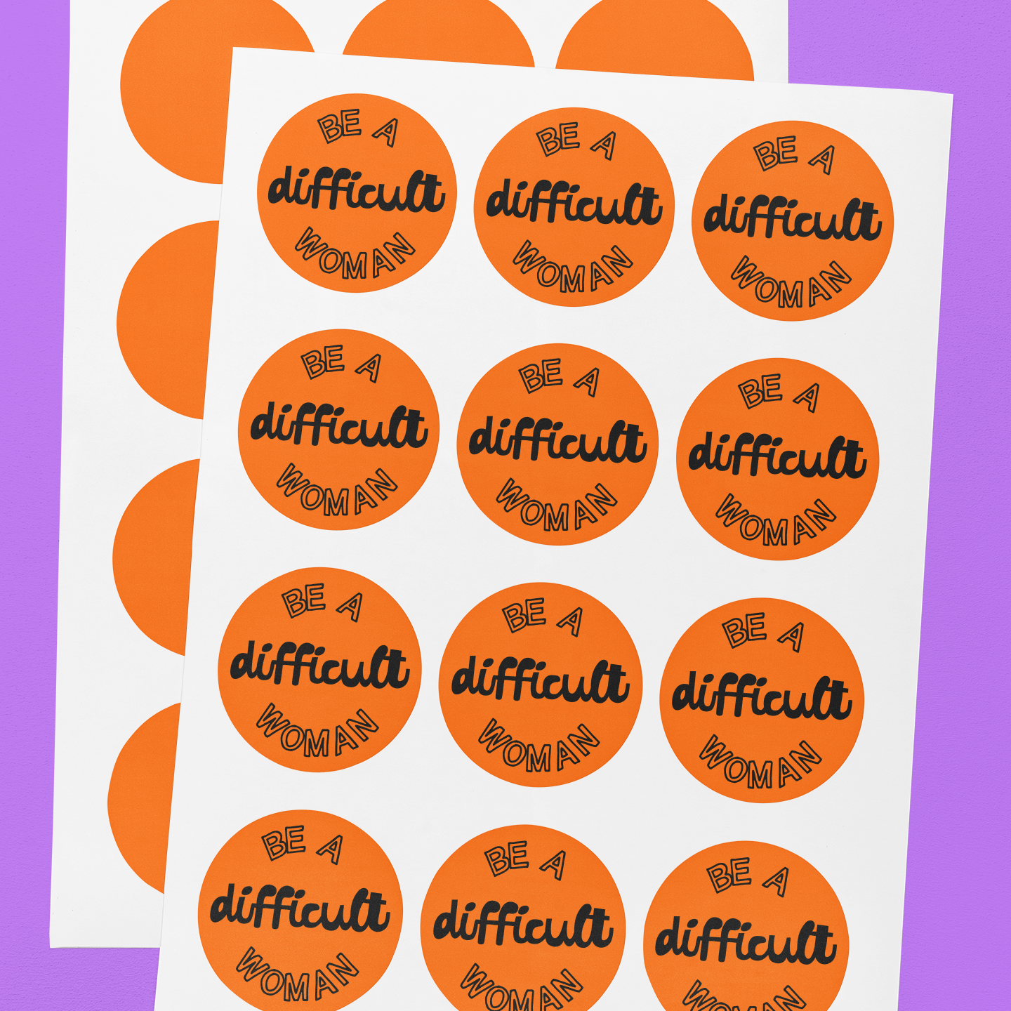 tiny acts of rebellion | feminist sticker pack