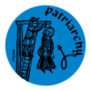 hang the patriarchy feminist sticker, 5cm round — fthis