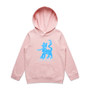 May my dog also attend witchy dog lover kids hoodie in pink — fthis