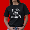 poli-tees | direct your rage at anthony - political t-shirt