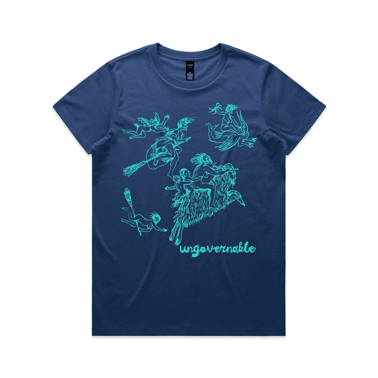 ungovernable | feminist graphic tee - maple