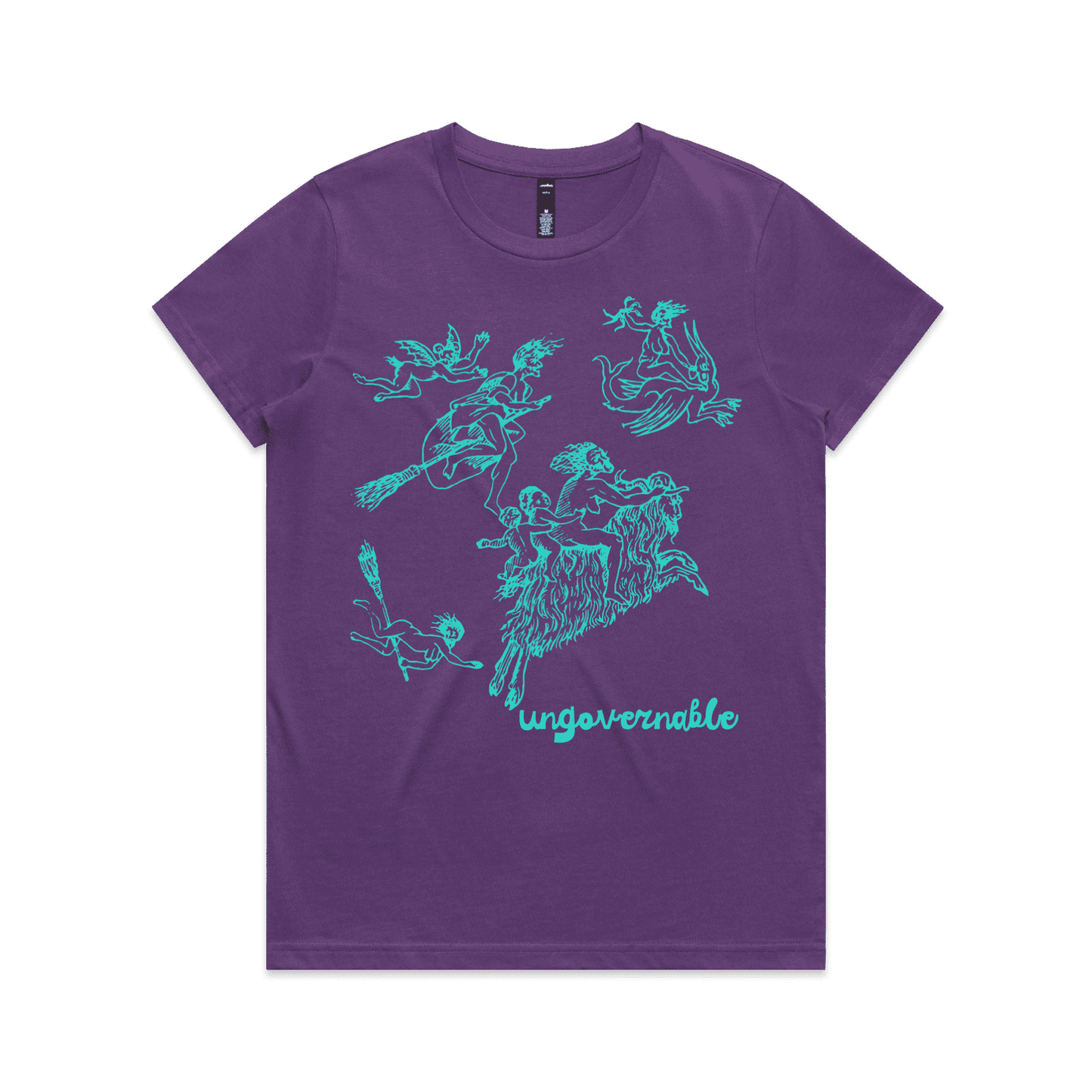 ungovernable | feminist graphic tee - maple