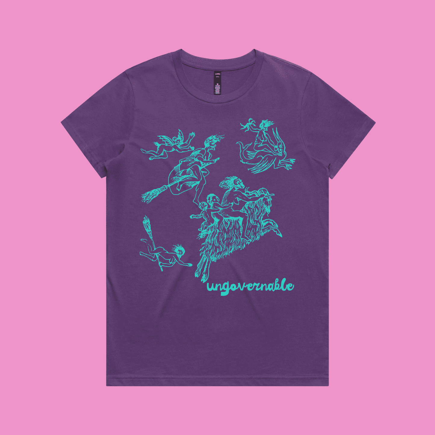 ungovernable | feminist graphic tee - maple