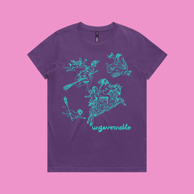 ungovernable | feminist graphic tee - maple