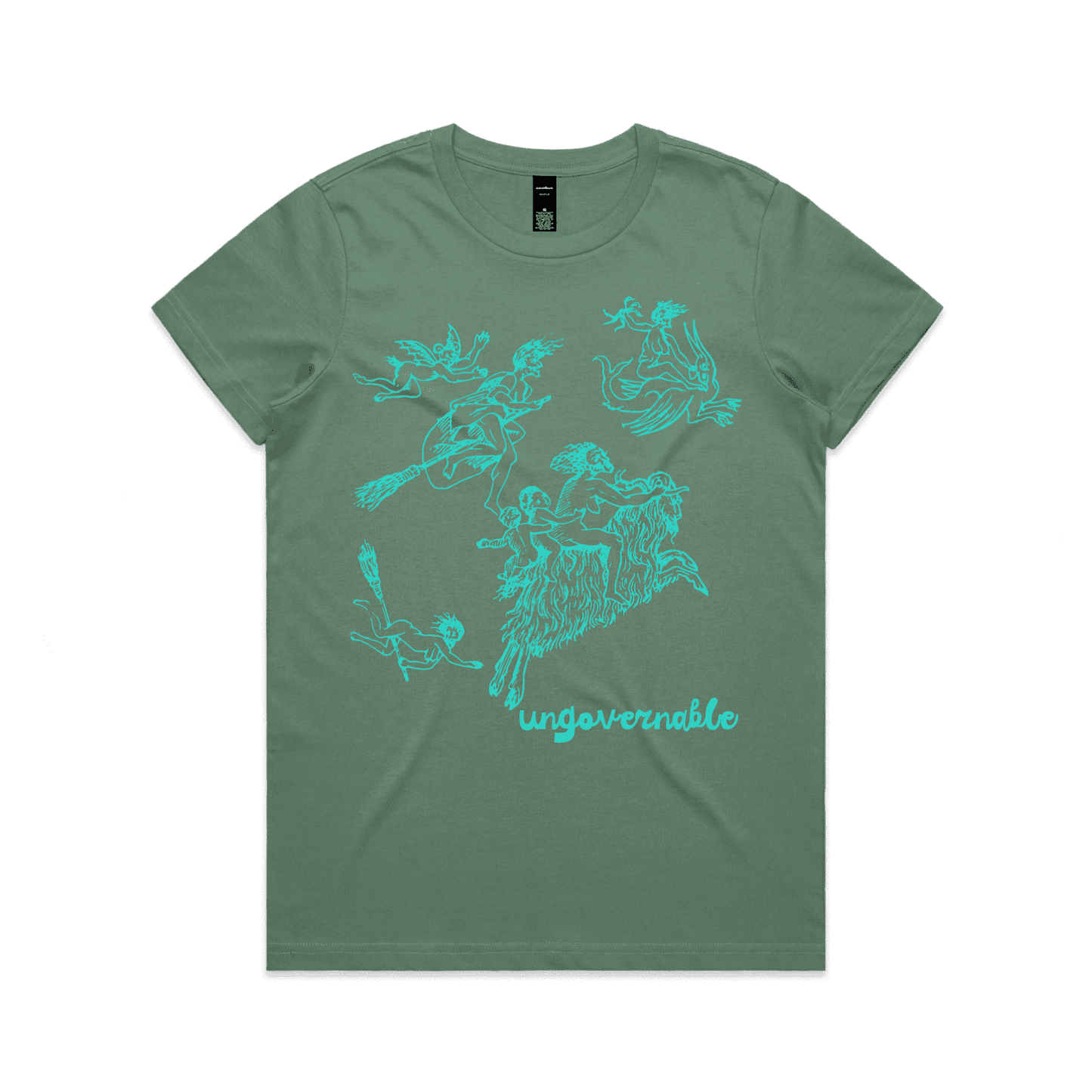 ungovernable | feminist graphic tee - maple