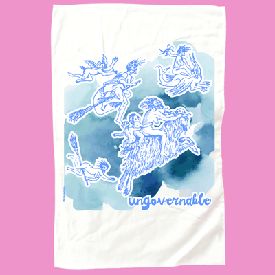 ungovernable tea towel | feminist International Women's Day