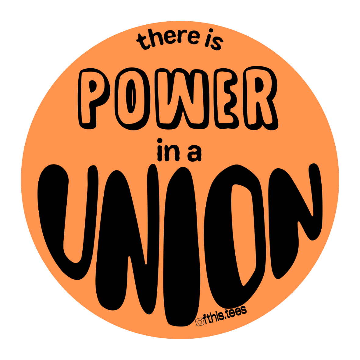 tiny acts of rebellion | union sticker pack - organised labor lover