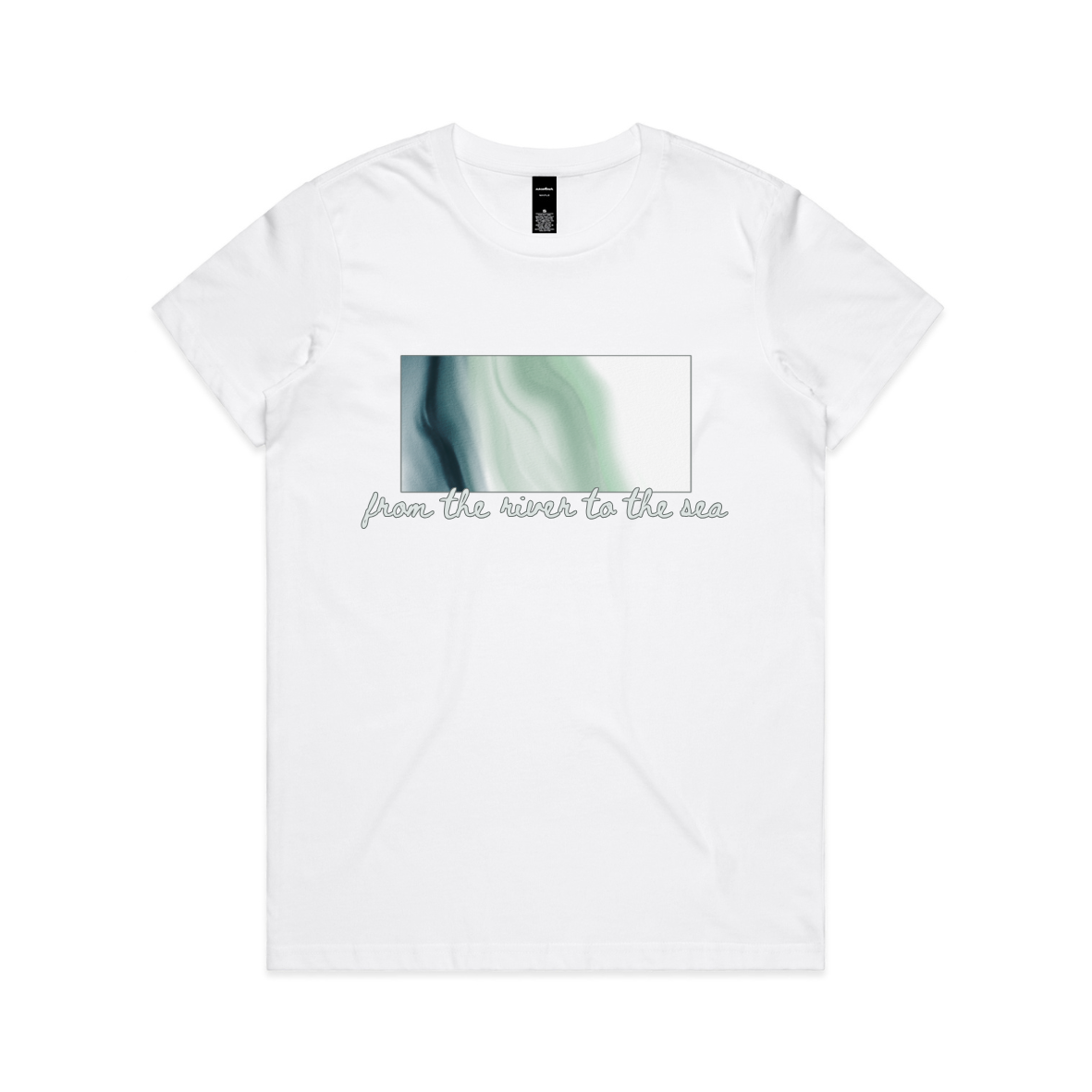 river to sea | protest tee - maple